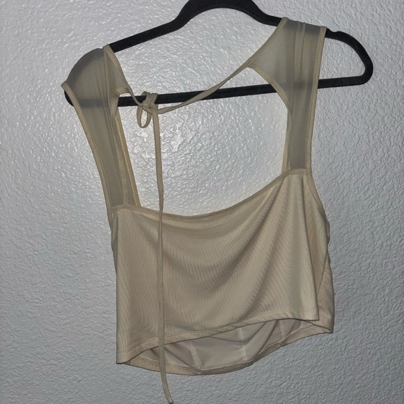 White lace tank top xl - Picture 2 of 2